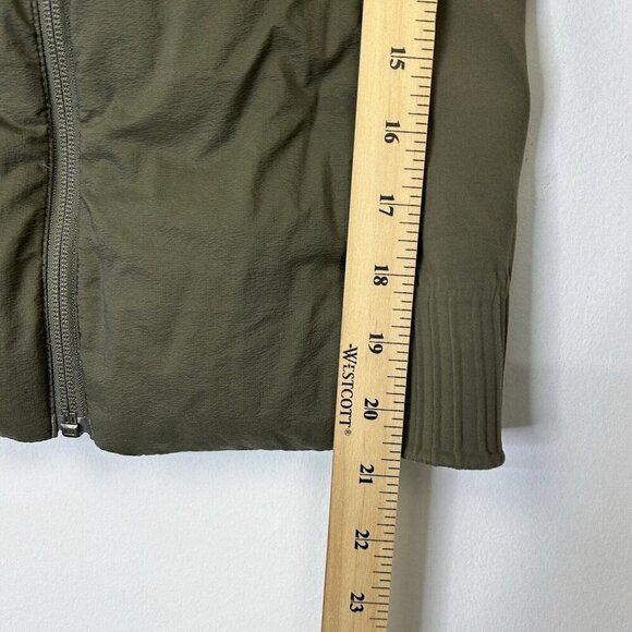 Lululemon Down and Around Puffer Vest Womens Size 2 Olive Green Goose Down - Picture 6 of 12